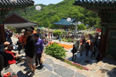 Hoeryongsa temple, Korea - Buddha's Birthday