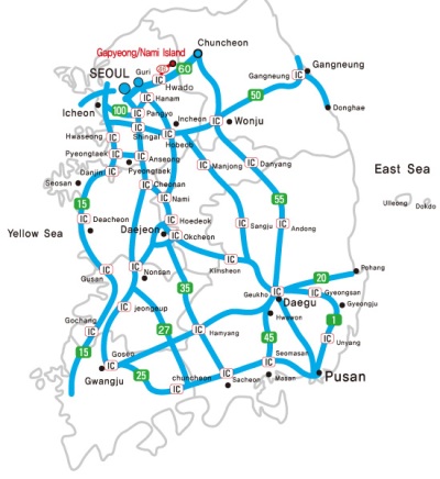 Nami Island roadmap
